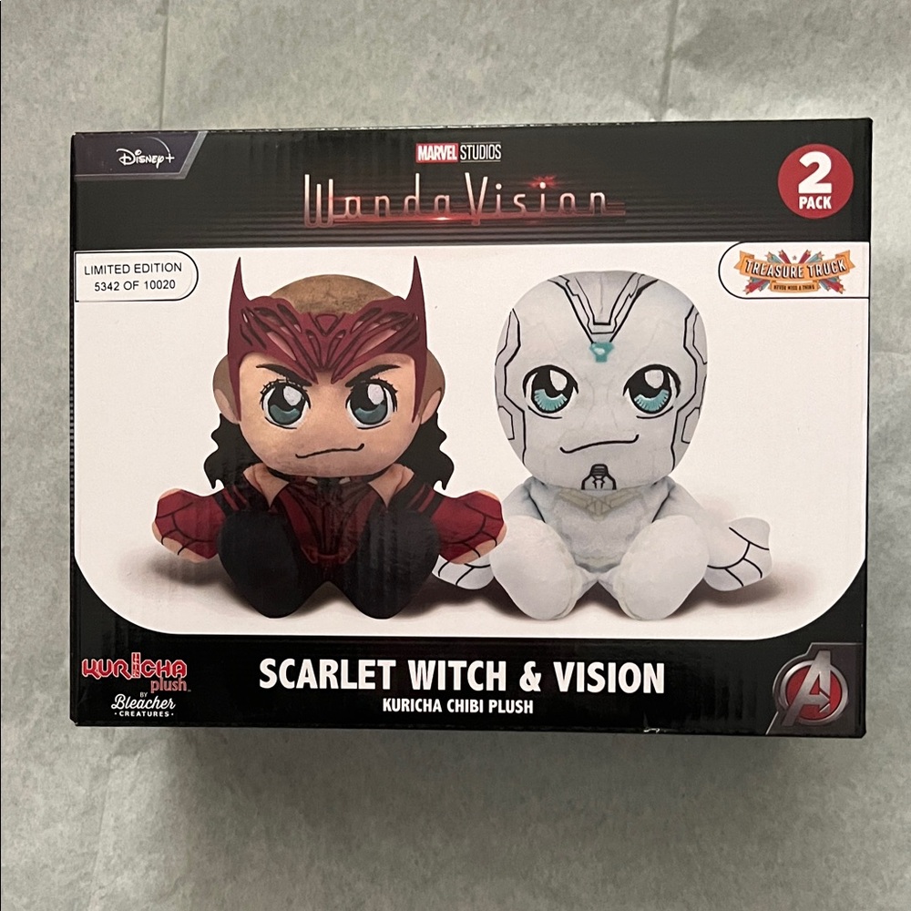 Marvel WandaVision Scarlet Witch & Vision Plush Duo